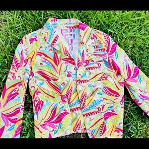 Tommy Hilfiger colorful blazer